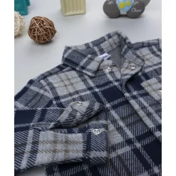Camisa escocesa de niño