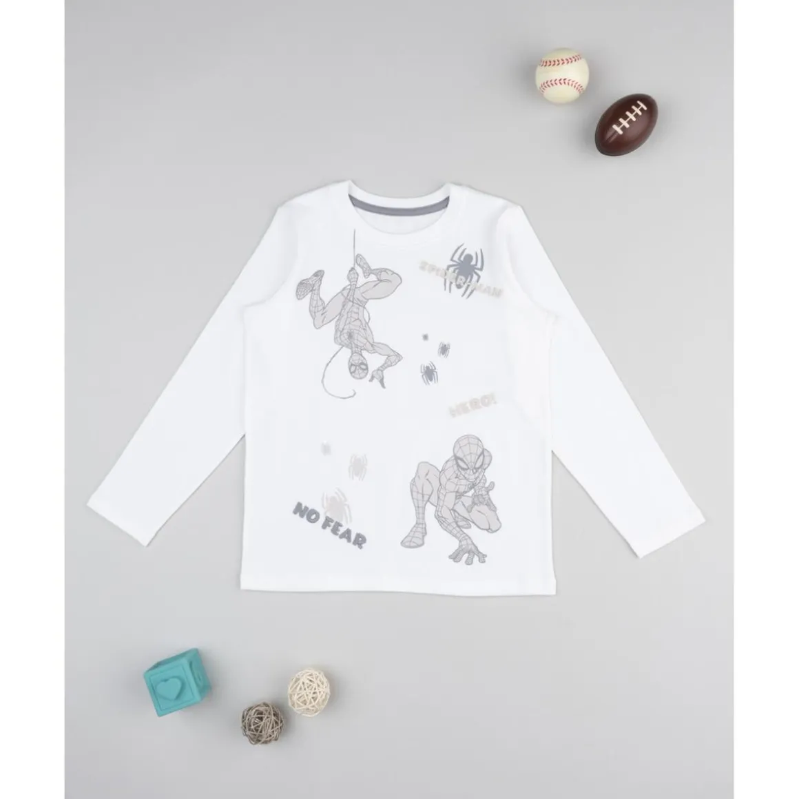 Camiseta blanca niño Spiderman
