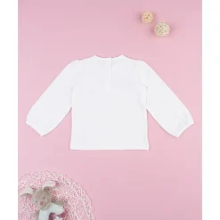 Camiseta de niña Minnie con strass