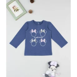 Camiseta niña azul Minnie