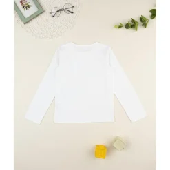 Camiseta niña blanca con estampado floral