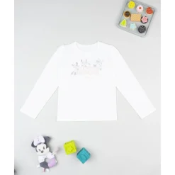 Camiseta niña blanca Minnie