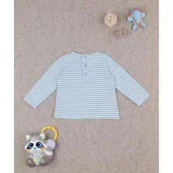 Camiseta niño azul