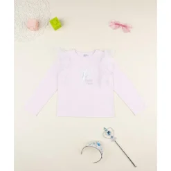 Camiseta rosa bailarina niña
