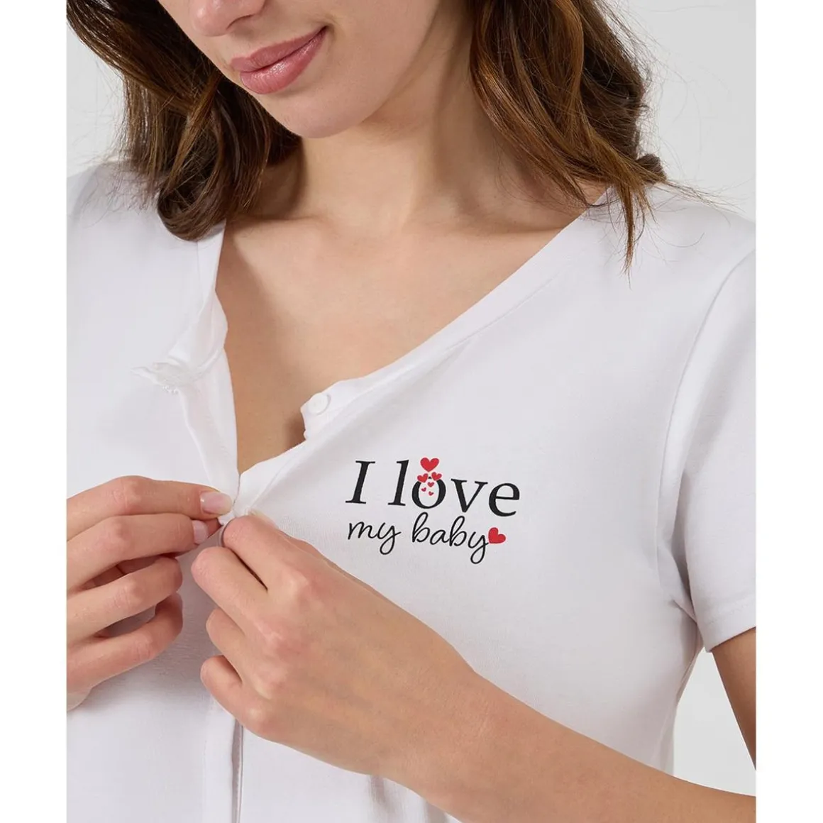 Camisón para parto i love my baby
