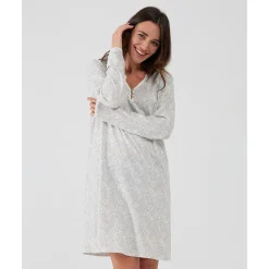 Camisón premamá estampado