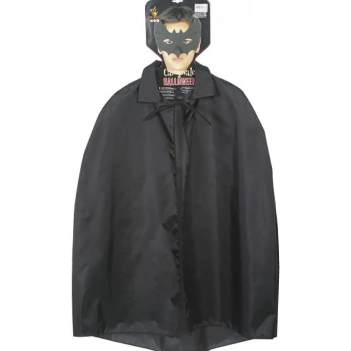 Capa de color negro para niño, talla única