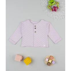 Cardigan bebé rosa