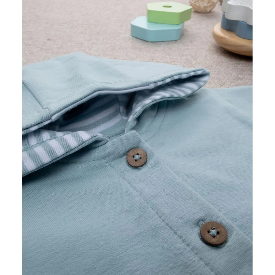 Cardigan niño azul