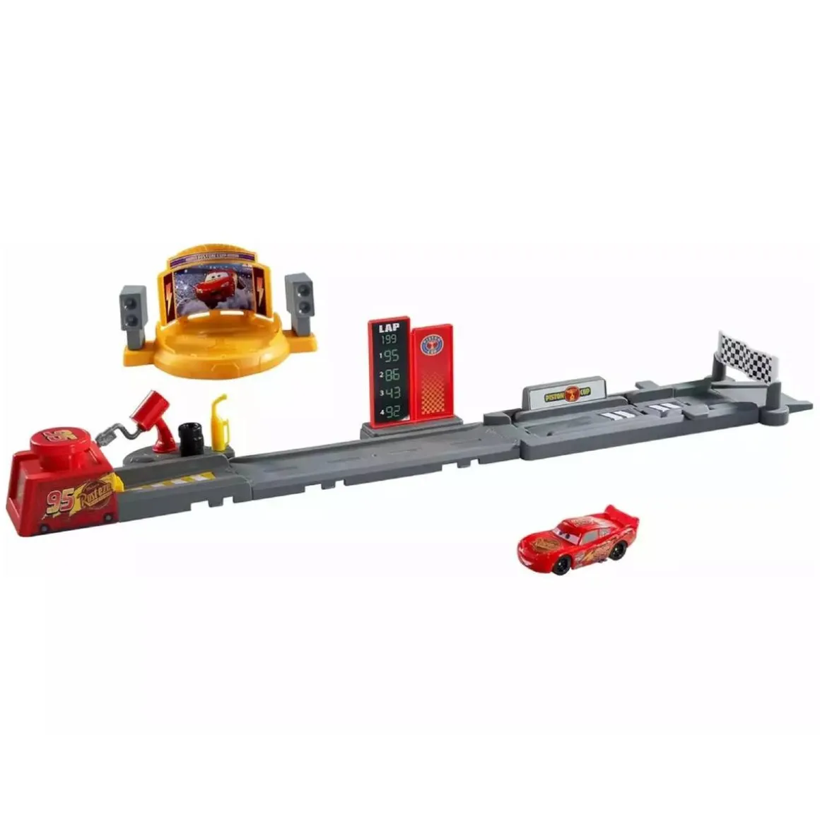 Cars - Pista de carreras con lanzamiento Piston Cup