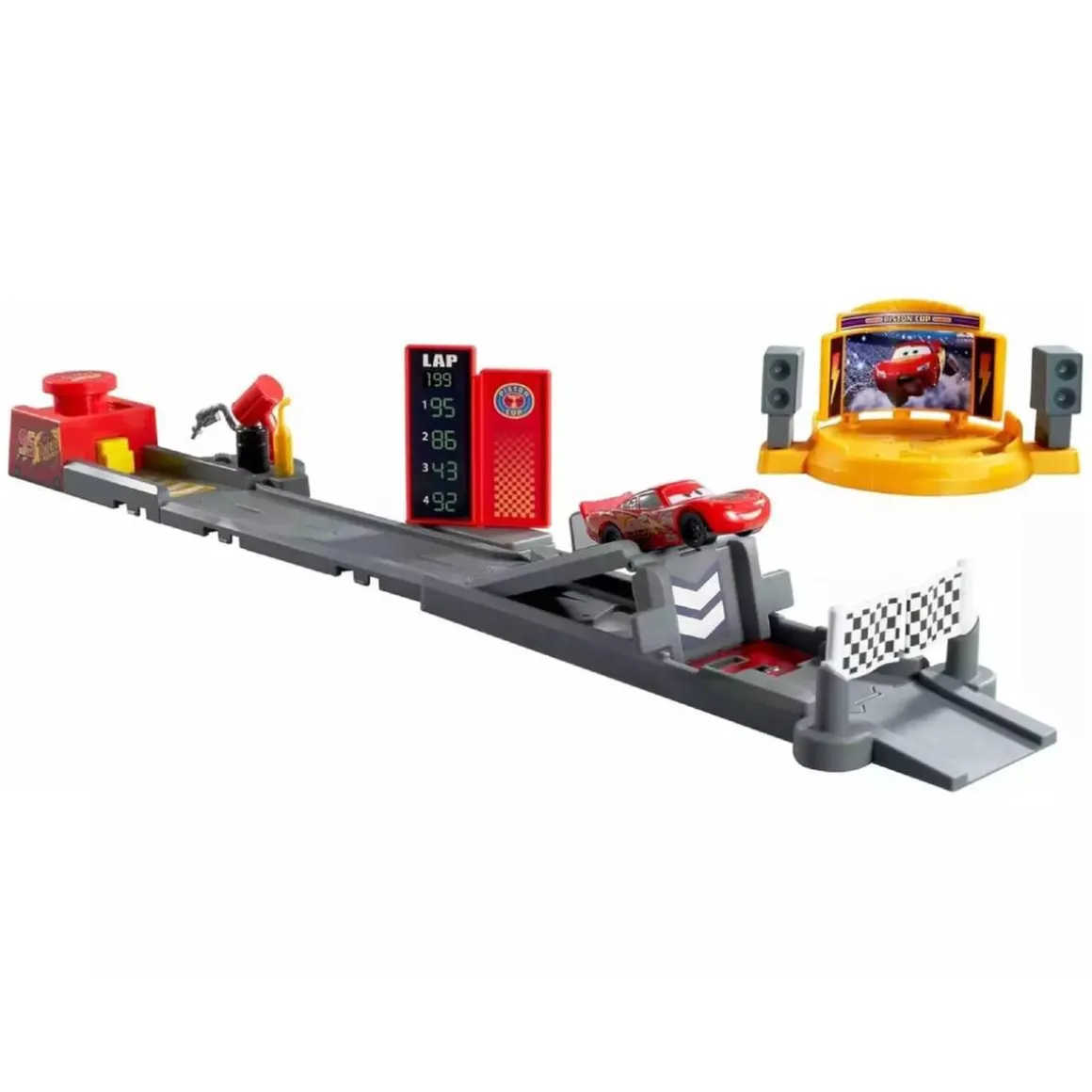 Cars - Pista de carreras con lanzamiento Piston Cup