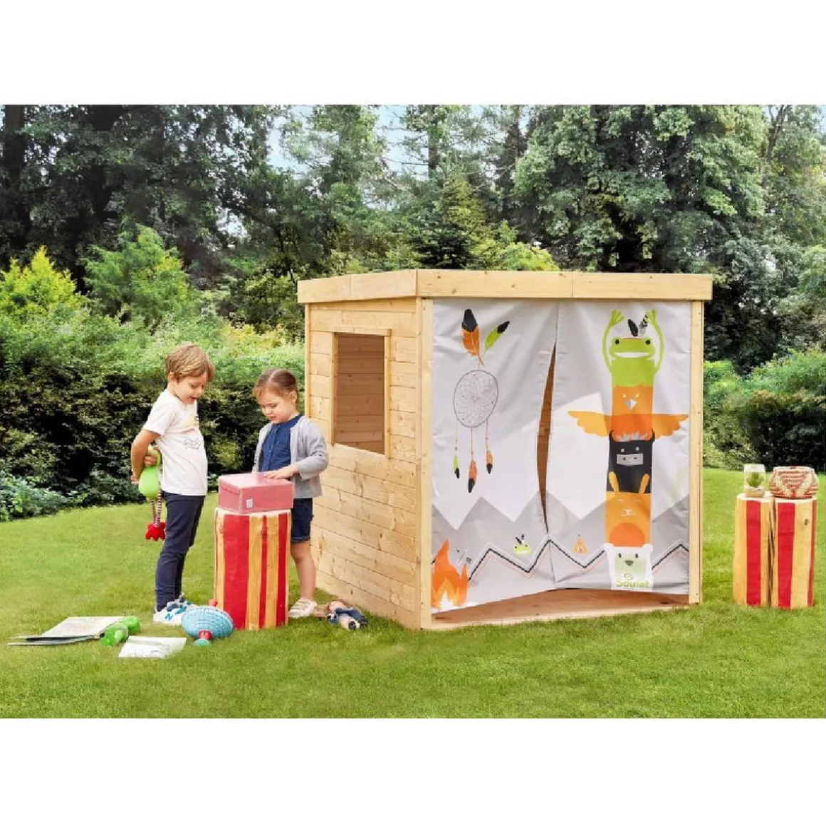 Casita infantil de madera India