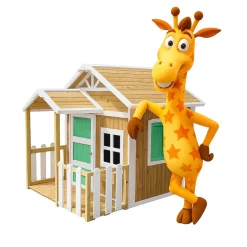 Casita infantil Olden de madera Verde