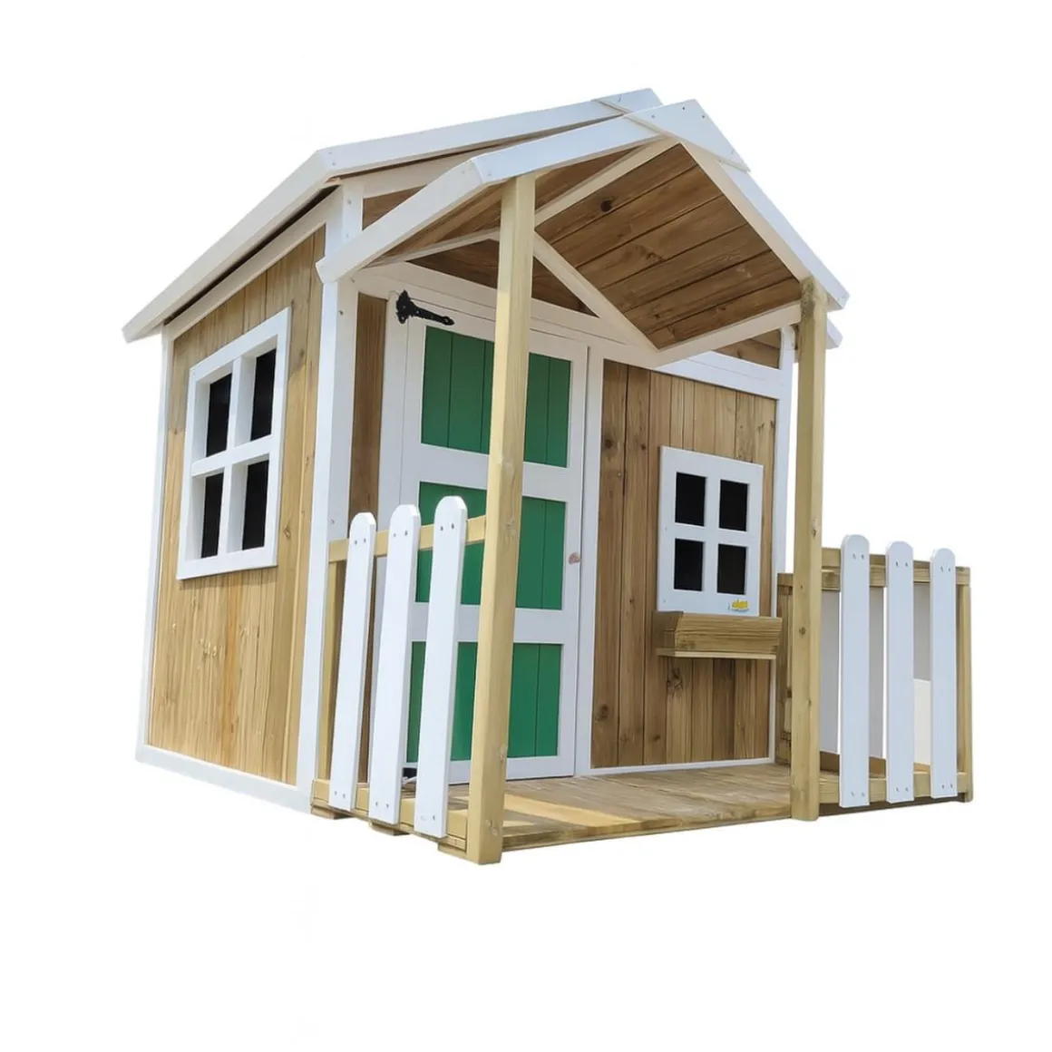 Casita infantil Olden de madera Verde
