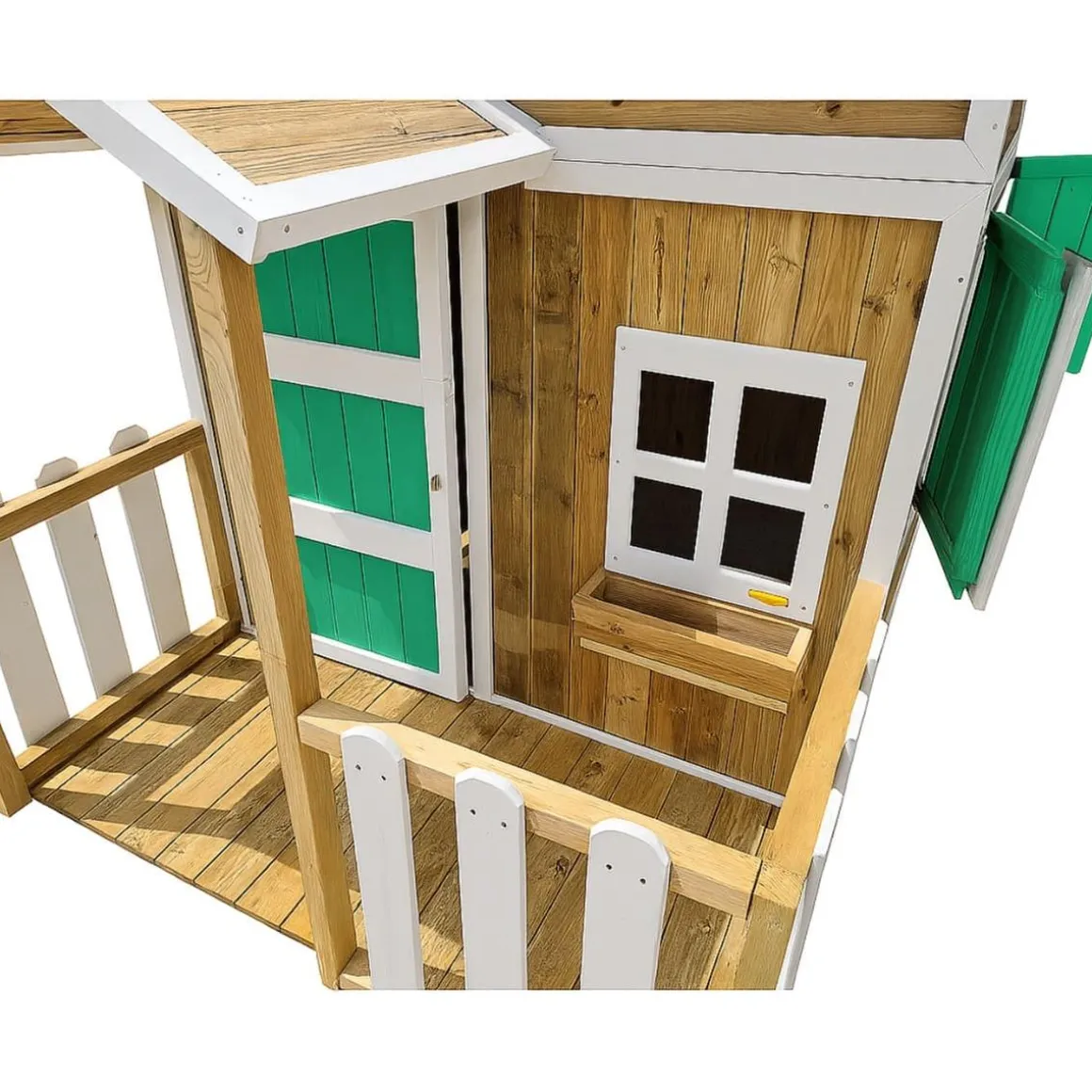 Casita infantil Olden de madera Verde