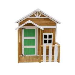 Casita infantil Olden de madera Verde