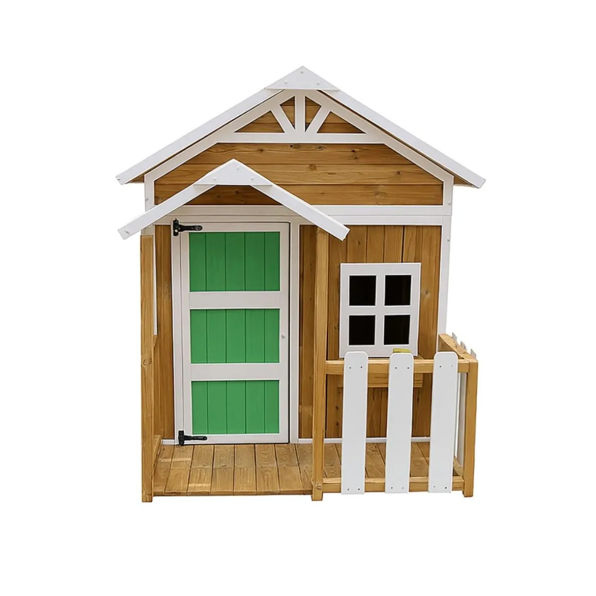 Casita infantil Olden de madera Verde