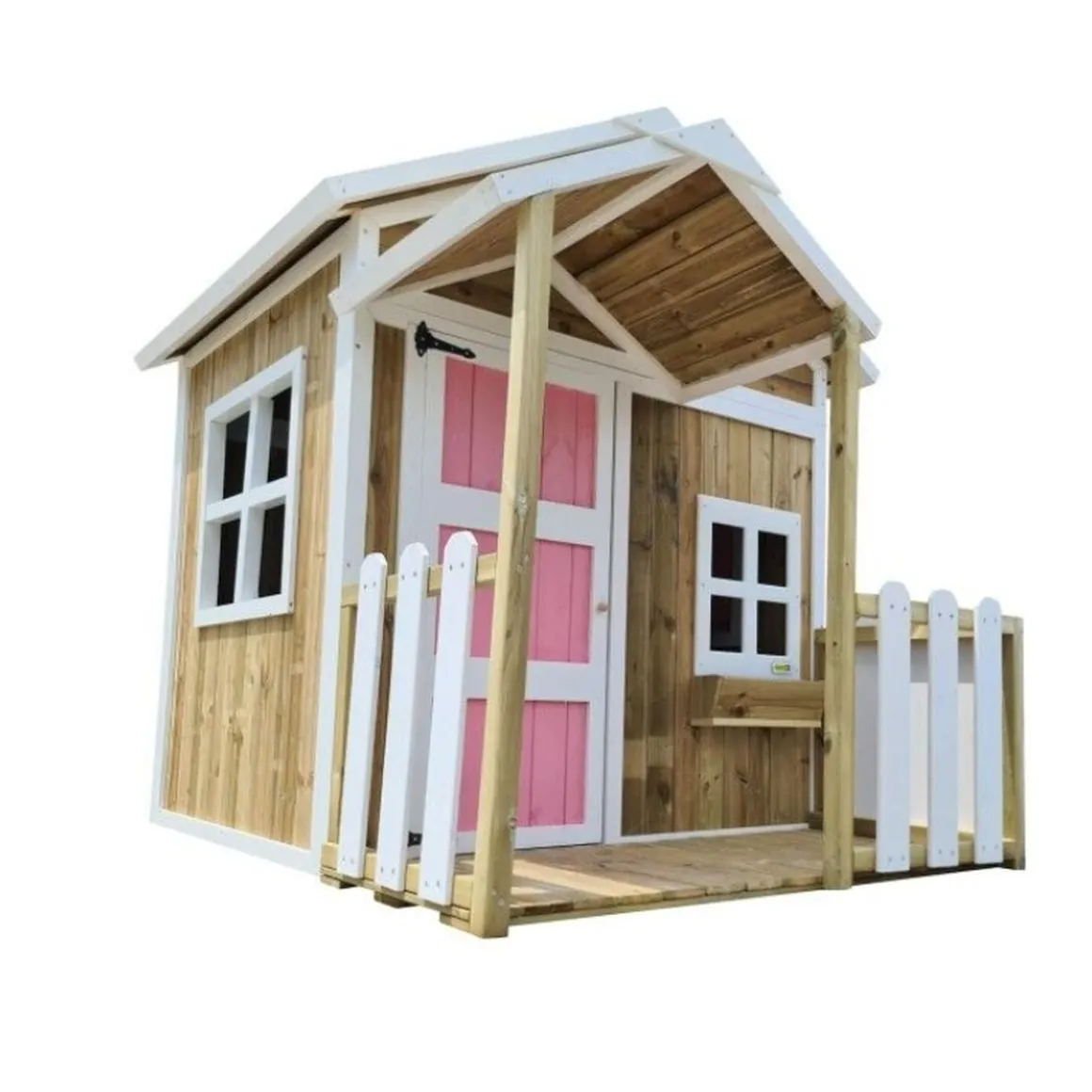 Casita infantil Olden de madera Rosa