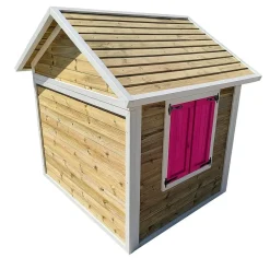 Casita infantil Visby de madera Rosa