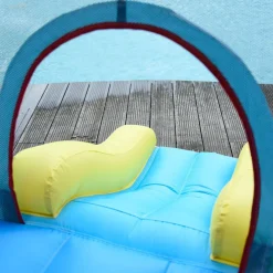 Castillo Hinchable Cohete con piscina, 2 toboganes, minimuro de escalada y cama de salto 330 cm Outsunny