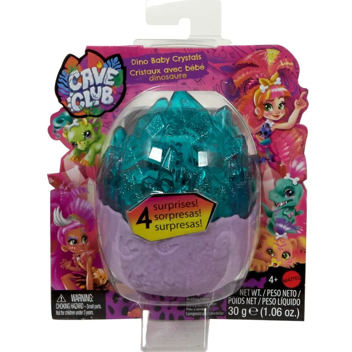 Cave Club - Cristal Dinosaurio Bebé (varios modelos)
