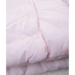 Chaqueta con capucha niña rosa