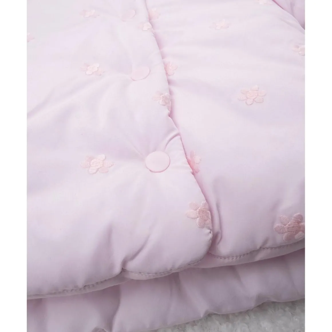 Chaqueta con capucha niña rosa