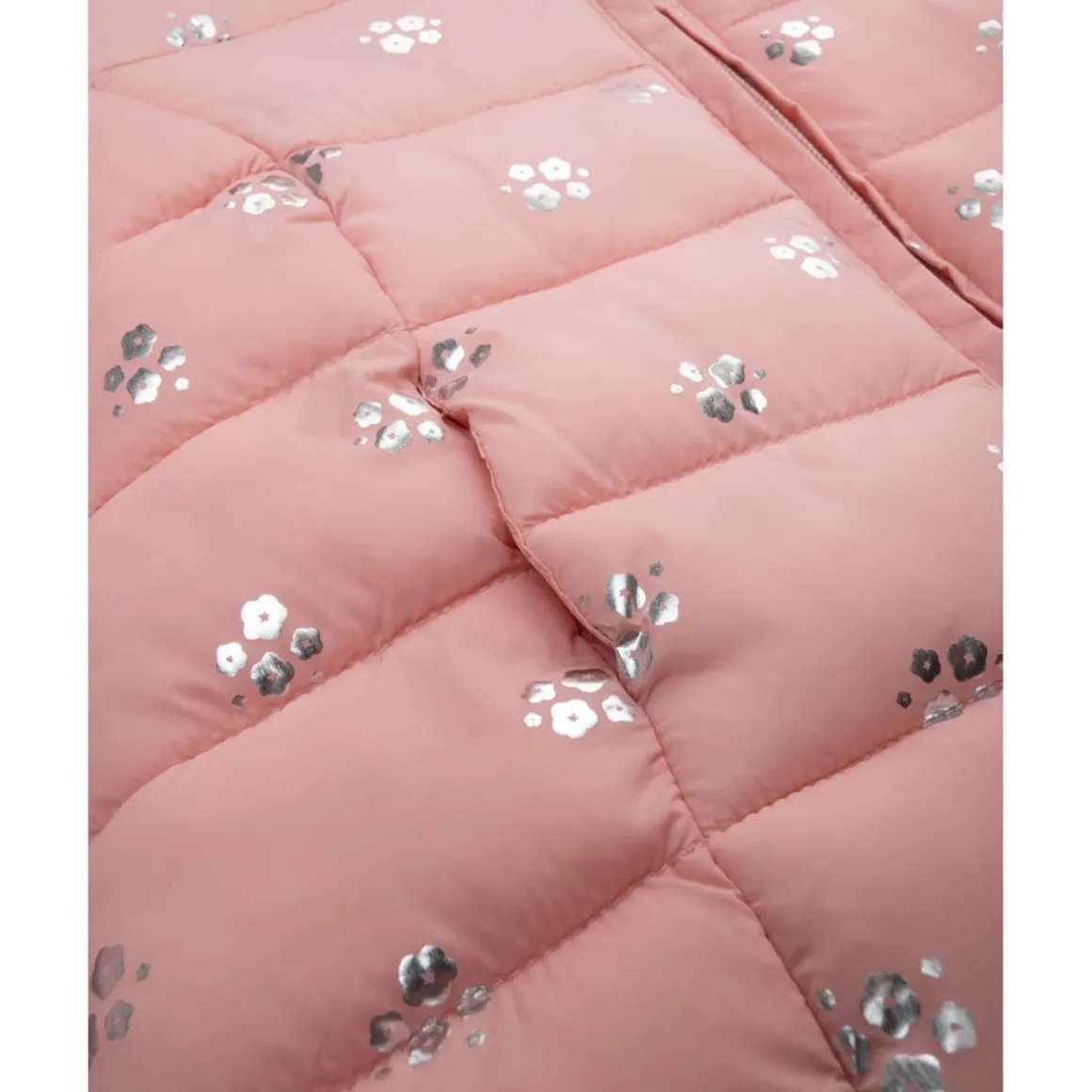 Chaqueta niña rosa con capucha