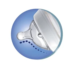 Chicco - Biberón de vidrio Naturalfeeling 250ml