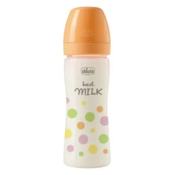 Chicco - Biberón Perfect Easy 250ml - Naranja