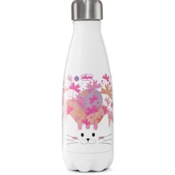 Chicco - Botella térmica de acero inoxidable 350 ml (Varios modelos)