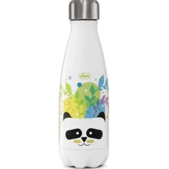 Chicco - Botella térmica de acero inoxidable 350 ml (Varios modelos)