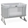 Chicco - Cuna de colecho Next2Me Forever Ash Grey Cross Collection