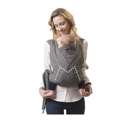 Chicco - Fular portabebés Boppy ComfyFit Evolution gris