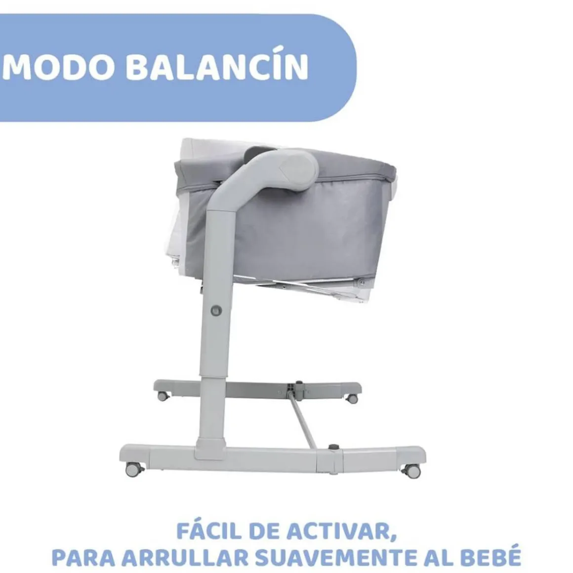 Chicco - Minicuna Next2Me Magic Evo Grey Mist