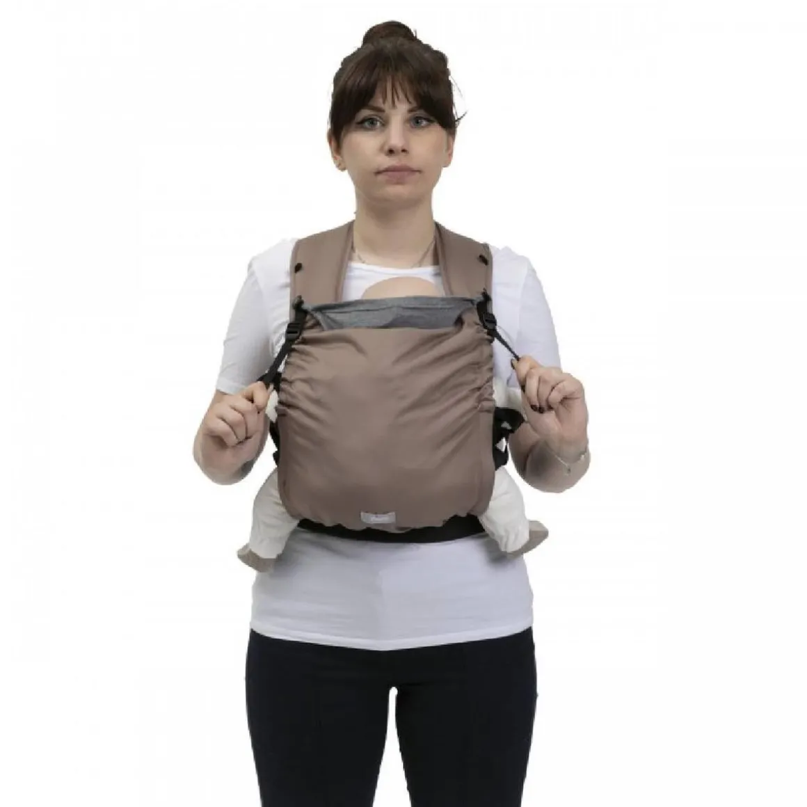 Chicco - Mochila Portabebés Skin Fit - Warm Beige