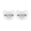 Chicco - Pack 2 Chupetes PhysioForma Crystal 2-6 m