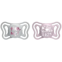 Chicco - Pack 2 chupetes Physio Light 2-6M - Rosa (Varios modelos)