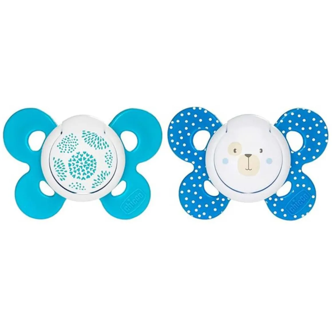 Chicco - Pack 2 Chupetes Physio Comfort silicona 6-16M Azul