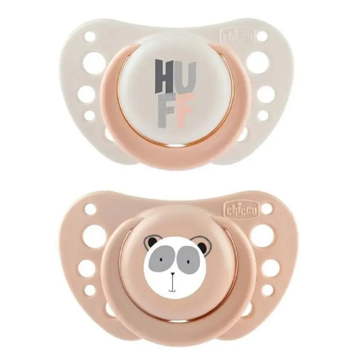 Chicco - Pack 2 chupetes Physio Air 2-6M - Rosa