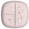 Chicco - Plato con compartimentos 12M - Rosa