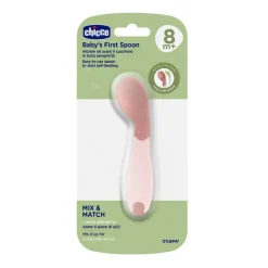 Chicco - Primera Cuchara Inclinada 8M - Rosa