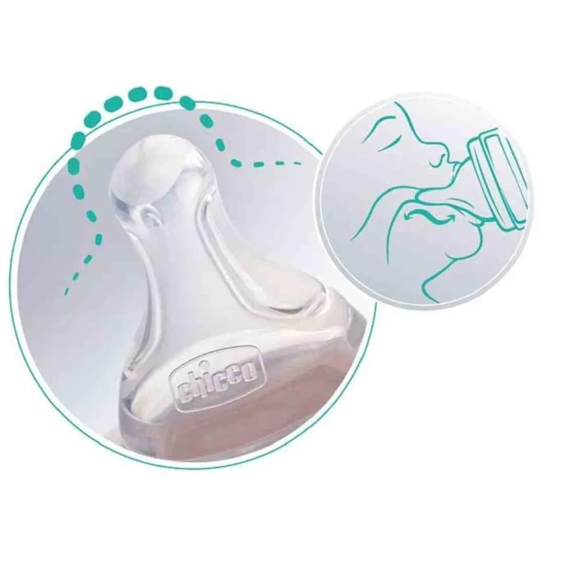 Chicco - Set azul Perfect5 150 ml Flujo lento