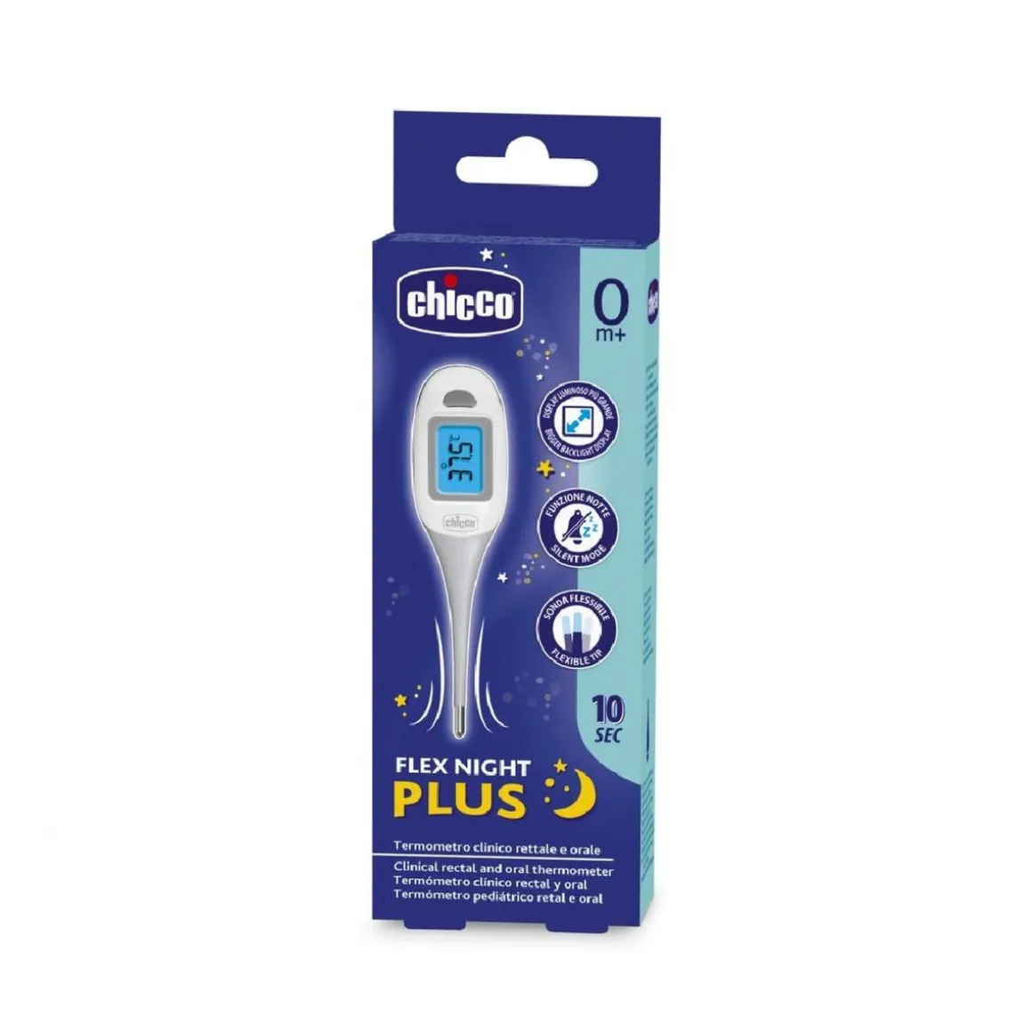 Chicco - Termómetro Flex Night Plus