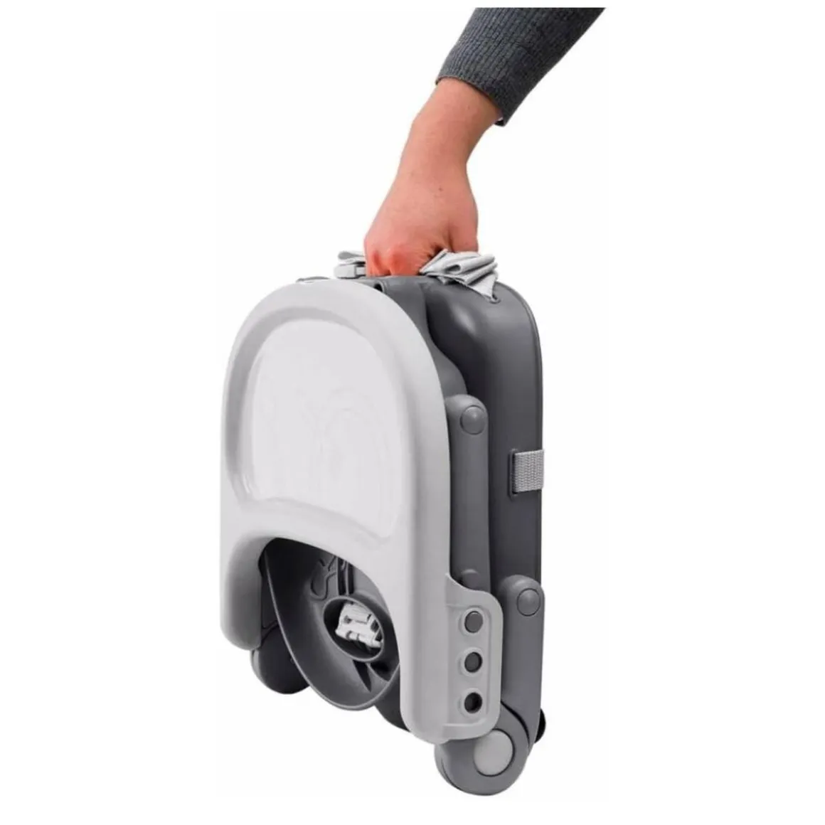 Chicco - Trona de Viaje Pocket Snack - Dark Grey