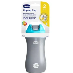 Chicco - Vaso Pop‑Up 350 ml - Azul
