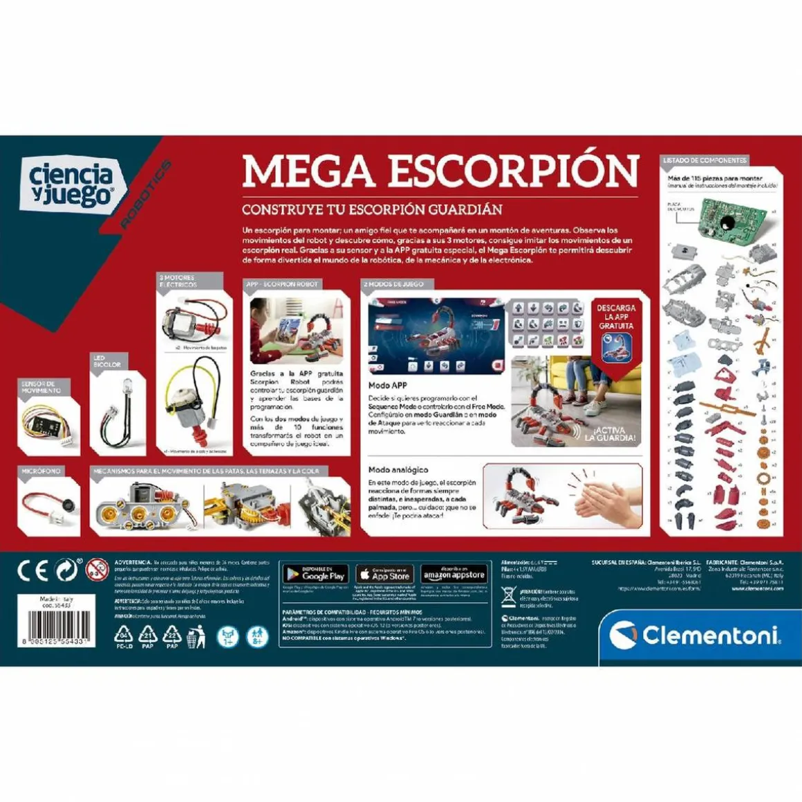 Ciencia y juego - Robotics: Robot escorpión