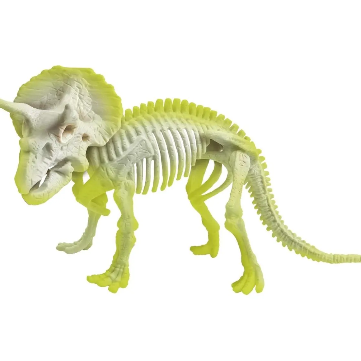 Clementoni - Arqueojugando Triceratops Fosforescente ㅤ