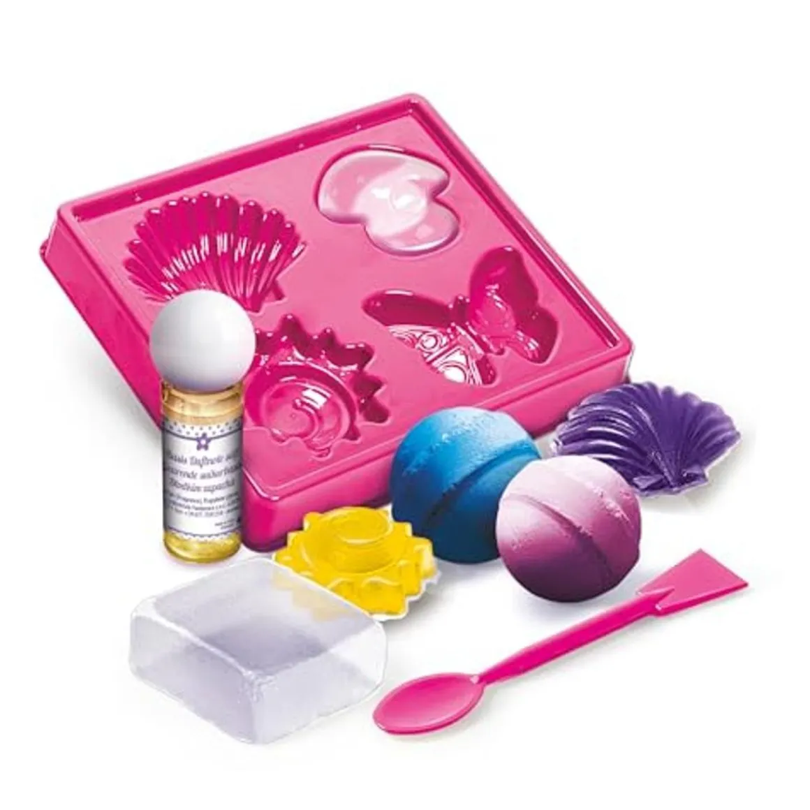 Clementoni - Kit Científico Set Jabones Y Bombas De Baño ㅤ