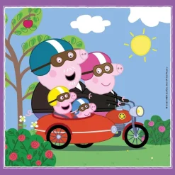 Clementoni - Peppa Pig - Puzzle Supercolor 3x48 piezas ㅤ